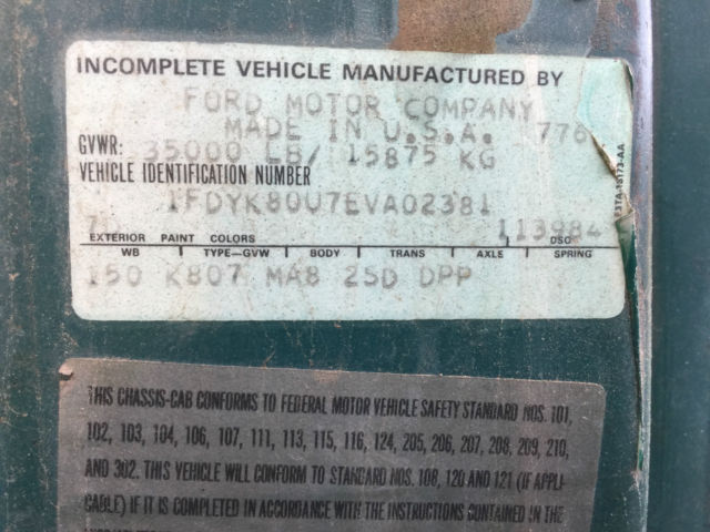 1984 Ford Other Base Straight Truck - Medium Conventional - photo 9