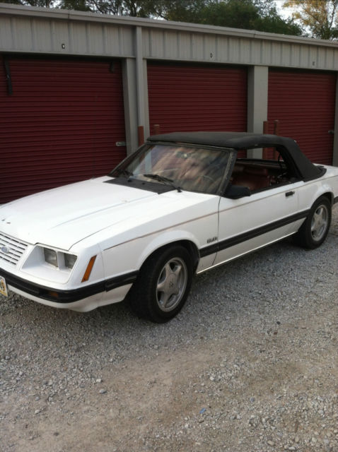 1984 Ford Mustang Convertible (5.0 "High Output" V-8) Low Miled Classic 1984 Ford Mustang GLX