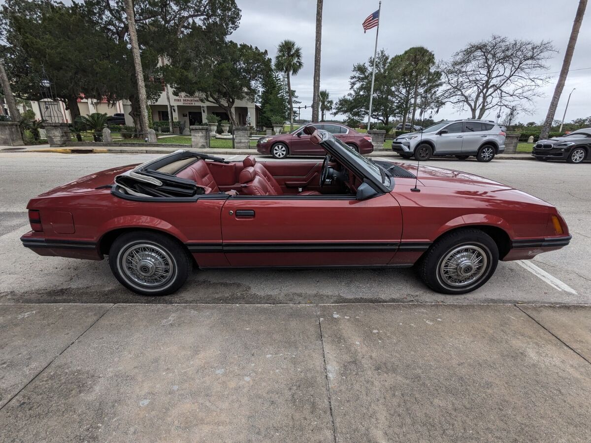 1984 Ford Mustang Convertible LX 55000 Original miles Runs Drives Great 1984 Ford Mustang LX