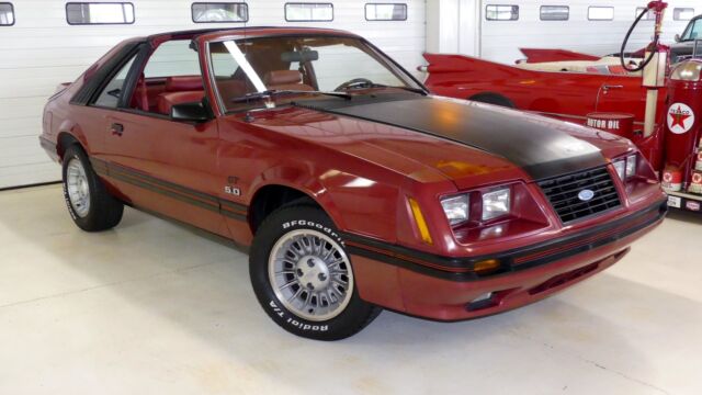 1984 Ford Mustang GT 24804 Miles Burgundy/Maroon Hatchback V8 5L Manual 5-Speed 1984 Ford Mustang GT