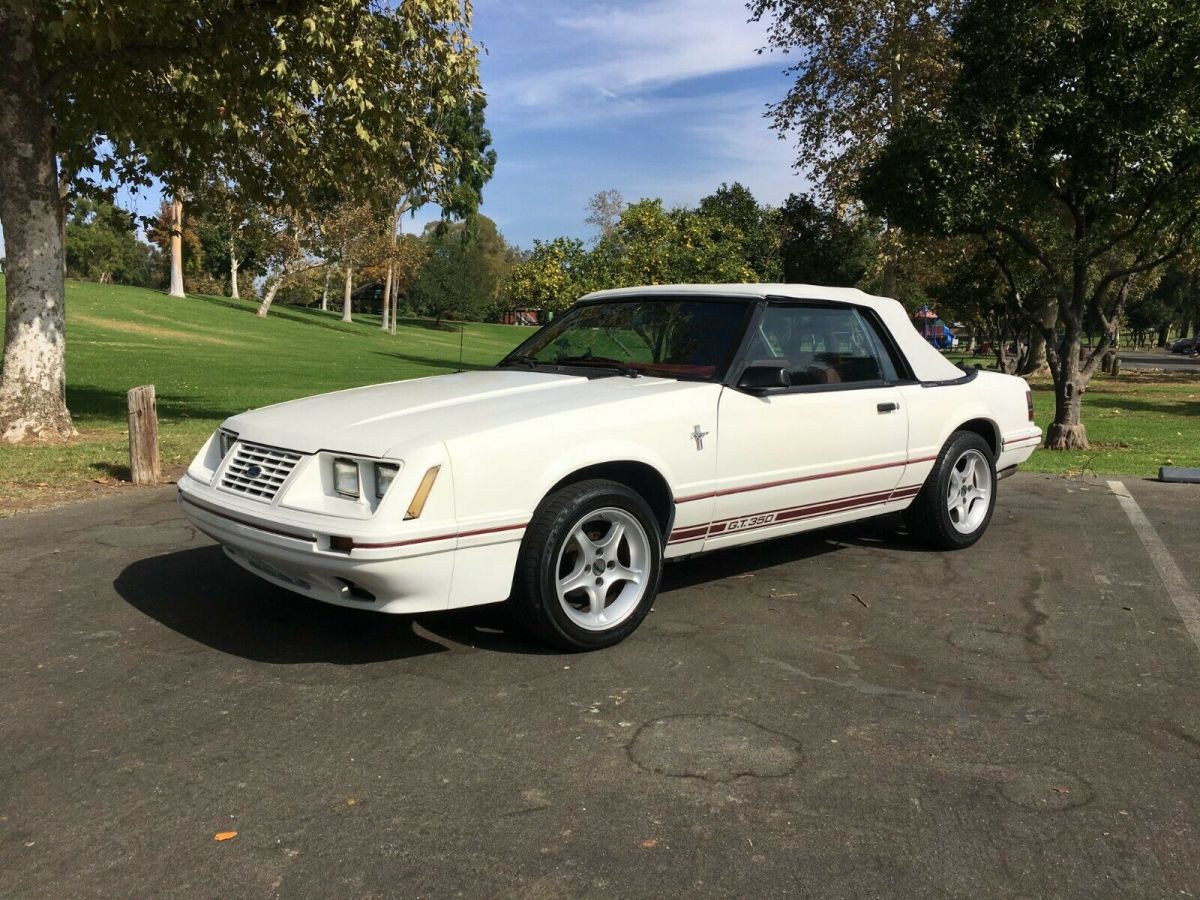 1984 Ford Mustang GT350 20th Anniversary 5.0L Convertible - Ultra Rare 1984 Ford Mustang