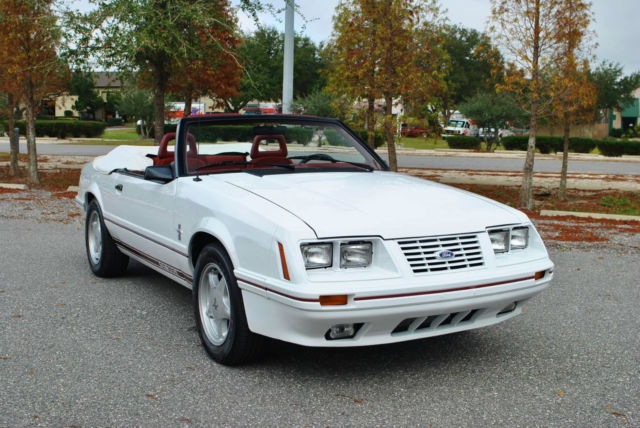 1984 Ford Mustang GT350 Convertible! 5.0 HO V8 5-Speed Carroll Shelby Signed 1984 Ford Mustang GT350 Convertible 5.0 HO 5-Speed! Very Rare!