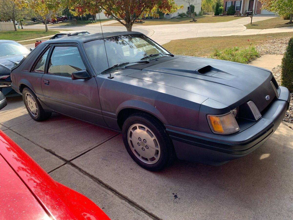 1984 Ford Mustang SVO 2.3l Turbo Charcoal Gray Koni Shocks OEM Foxbody Hatchback 1984 Ford Mustang