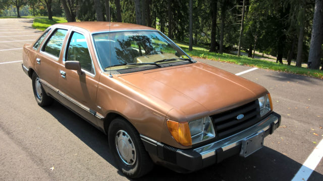 1984 Ford Tempo GL 2.0 DIESEL Survivor - Great Shape - Rare - 5 Speed - Turn Key 1984 Ford Tempo