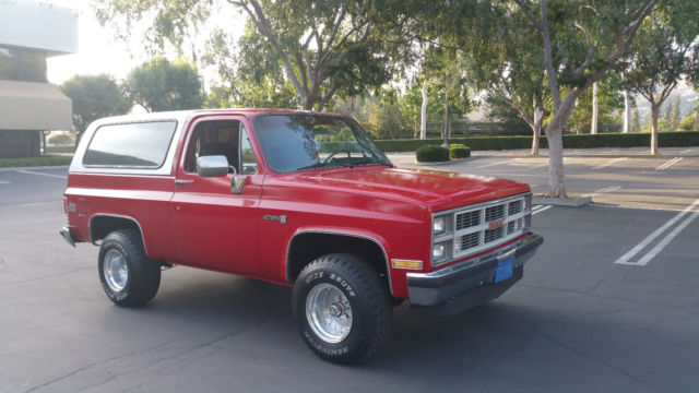 1984 GMC Jimmy 2 DOOR