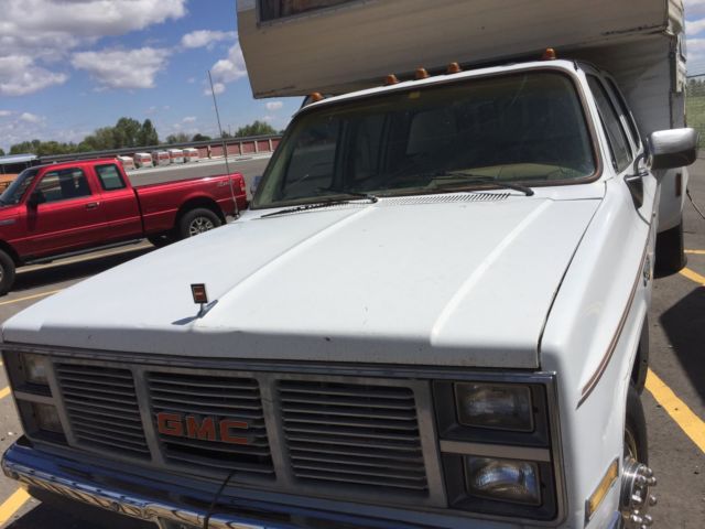 1984 gmc sierra 3500 and 2 free cabover campers! 1984 GMC Sierra 3500
