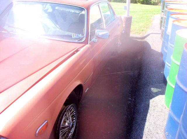 1984 JAGUAR XJ6 VDP with 4 Dayton chrome wire wheels for parts or restoration 1984 Jaguar XJ6 VDP