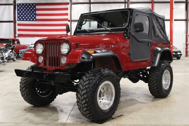 1984 Jeep CJ-7 168176 Miles Burgundy SUV 350 V8 Automatic 1984 Jeep CJ --