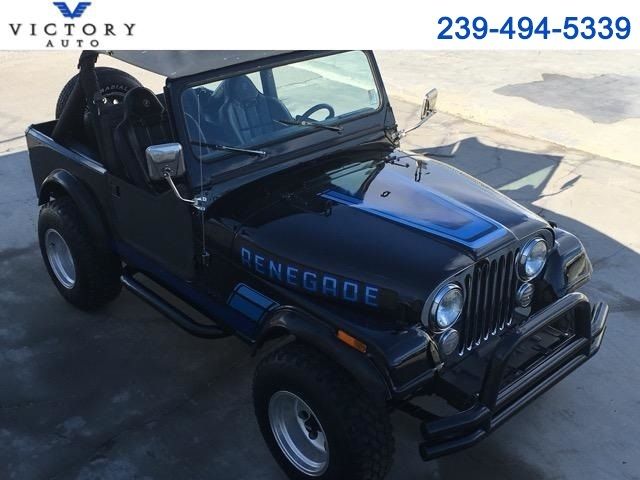 1984 Jeep CJ-7 Renegade 133,461 Miles Black 2.5L L4 OHV 1984 Jeep CJ Renegade