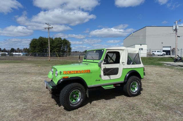 1984 Jeep CJ 7 with TPI 304 1984 Jeep CJ Renegade
