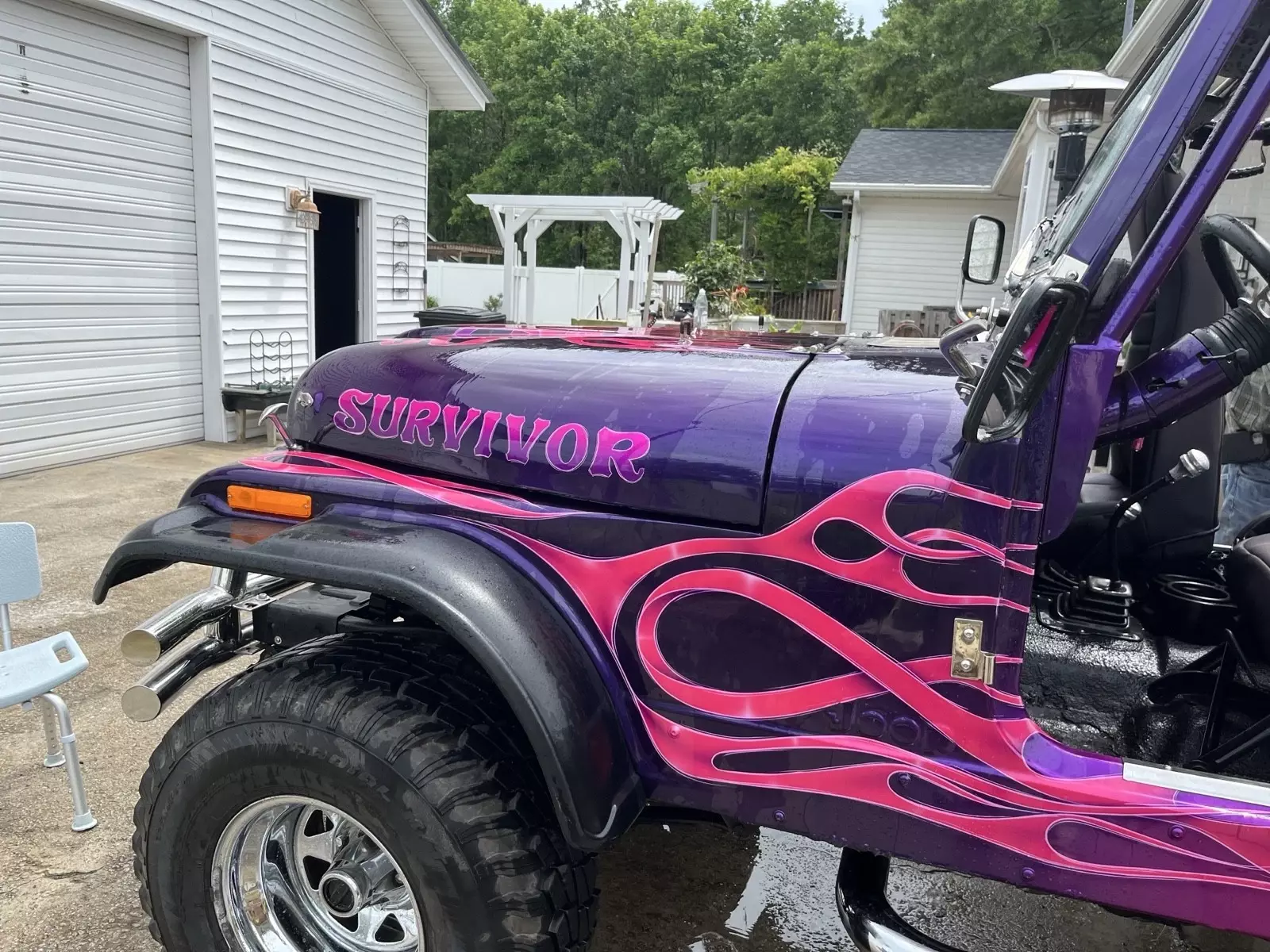 1984 Jeep CJ Purple CJ7 1984 Jeep CJ CJ7