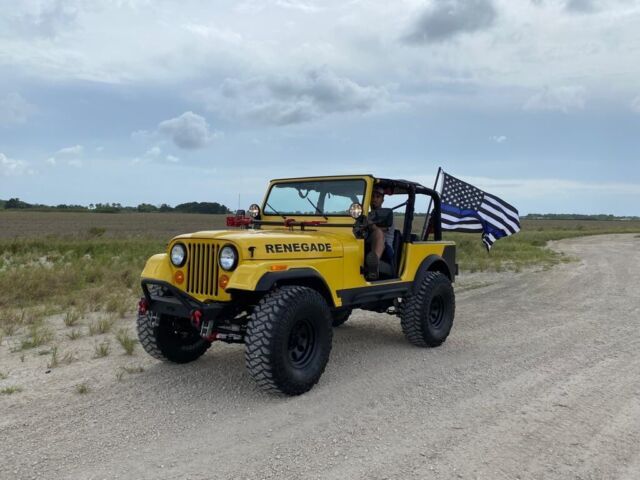 1984 Jeep CJ SUV Yellow 4WD Manual CJ7 1984 Jeep CJ CJ7