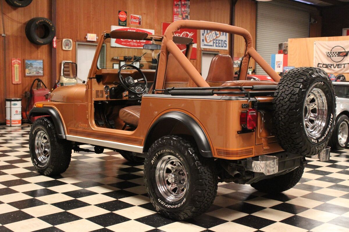 1984 Jeep CJ CJ7 Laredo 3K Cinnamon Met. Calif. - photo 4