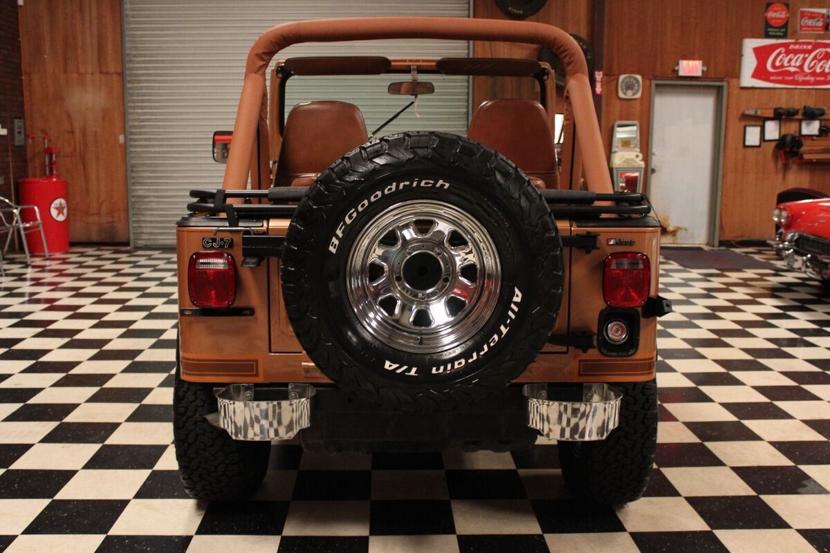 1984 Jeep CJ CJ7 Laredo 3K Cinnamon Met. Calif. - photo 5