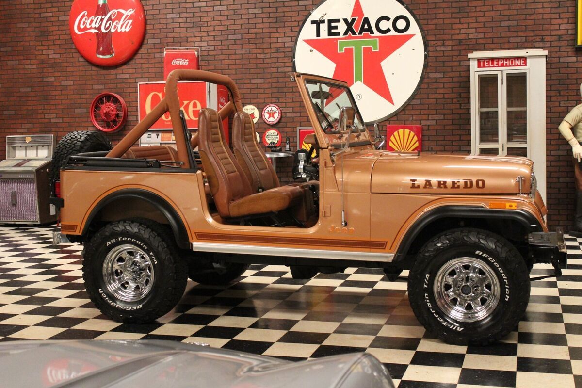 1984 Jeep CJ CJ7 Laredo 3K Cinnamon Met. Calif. - photo 7
