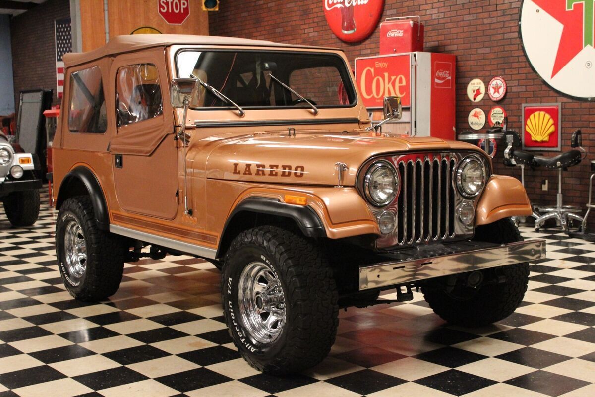 1984 Jeep CJ CJ7 Laredo 3K Cinnamon Met. Calif. - photo 8