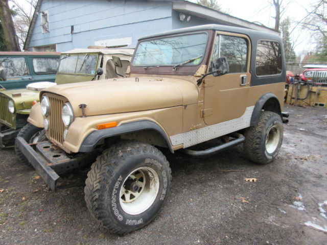 1984 JEEP CJ7. ROLLING CHASSIS. LIFTED. DICK CEPEK FUN COUNTRY. SUPERWINCH HUBS. 1984 Jeep CJ