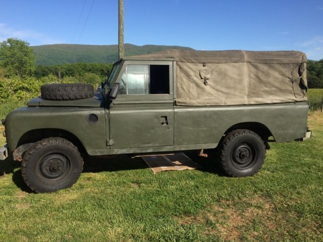 1984 Land Rover Series III 109 MOD FFR 2.25 Petrol RHD 1980 Land Rover Series III