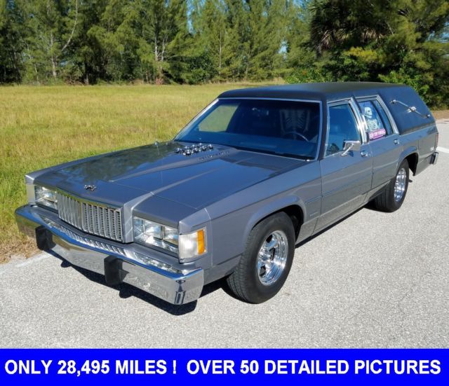 1984 LINCOLN MERCURY COLONY PARK HEARSE WAGON ONLY 28,495 MILES 1984 Mercury Other HEARSE