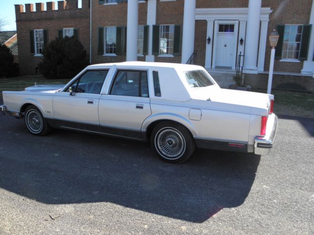 1984 Lincoln Town Car Low Low Miles 1984 Lincoln Town Car Cartier Edition