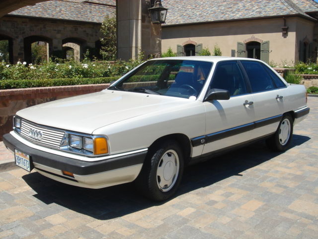 1984 Audi 5000S Turbo Special Edition Plaque 58 of 100 Built