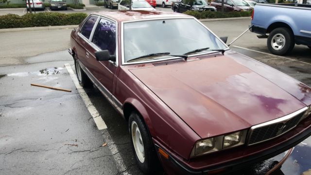 1984 MASERATI BITURBO 1984 Maserati Other