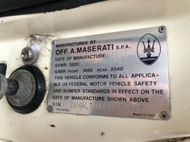 1984 Maserati Coupe - photo 11