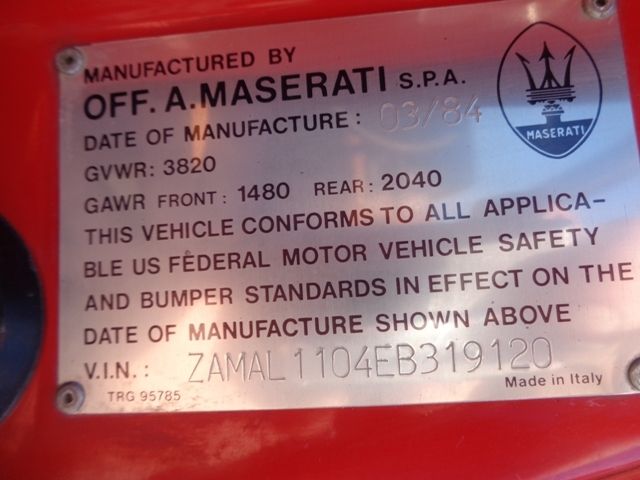 1984 Maserati Coupe - photo 7