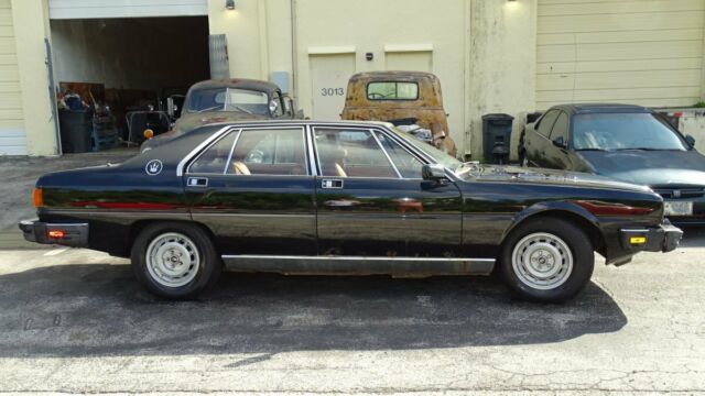 1984 MASERATI QUATTROPORT FOR PARTS NO ENGINE. LOTS OF GOOD USABLE PARTS 1984 Maserati Quattroporte NO RESERVE SET