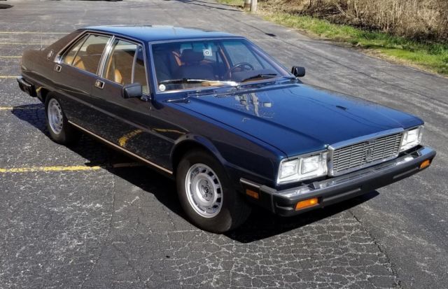 1984 Maserati Quattroporte, 3-Owner, Impeccably Maintained, Very Best Example 1984 Maserati Quattroporte Leather