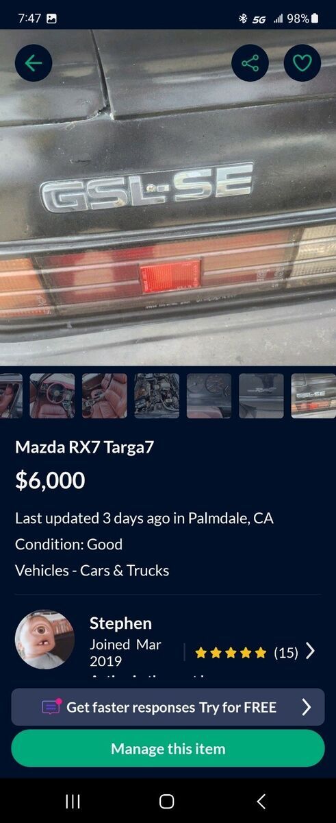 1984 Mazda RX-7 13B - photo 10