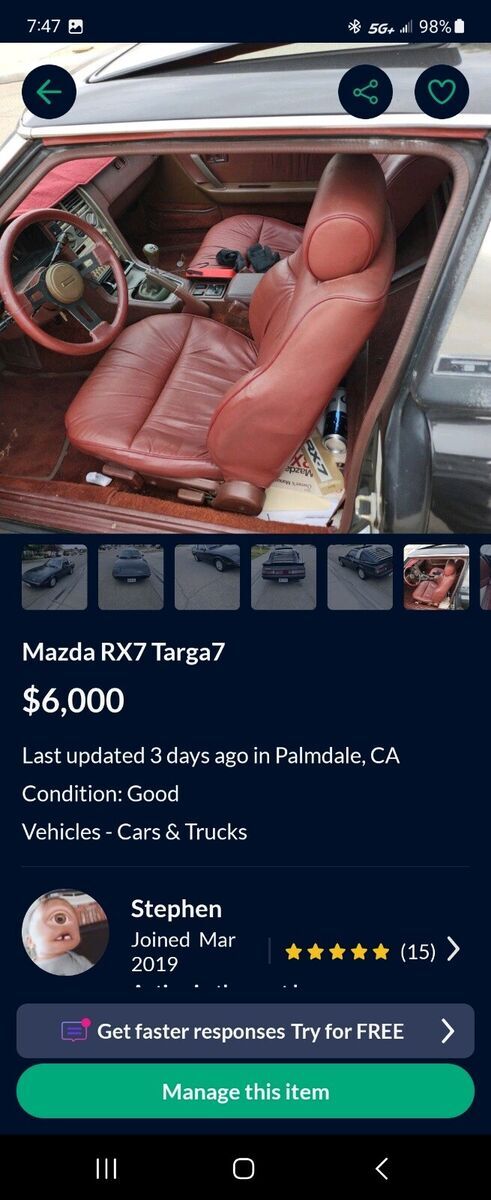 1984 Mazda RX-7 13B - photo 4