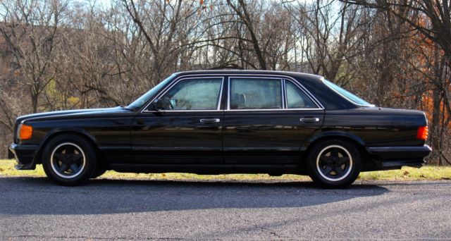 1984 Mercedes 500 SEL W126 Full AMG PreMerger Blk/Blk 1 Owner Euro Spec Pentas 1984 Mercedes-Benz S-Class