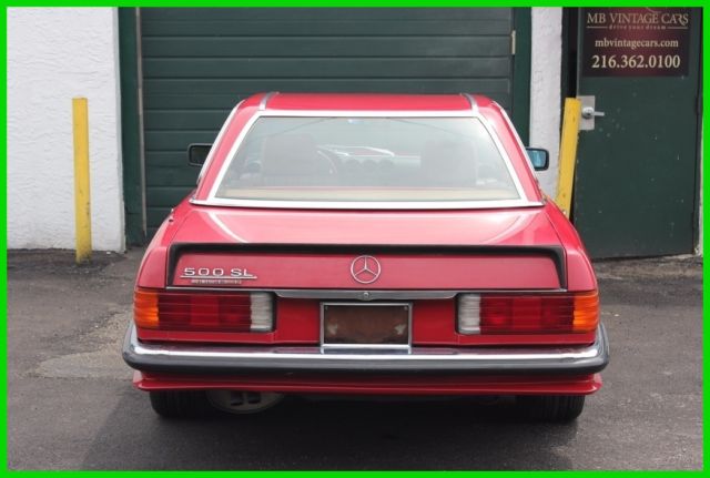 1984 Mercedes 500SL Euro! W107.046 M117 Engine 1984 Mercedes-Benz SL-Class