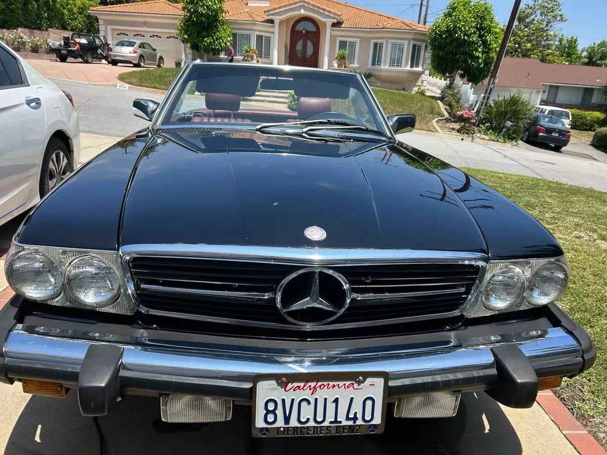 1984 Mercedes-Benz 380 SL Black 1984 Mercedes-Benz 380 SL