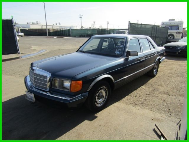 1984 Mercedes-Benz 380SE 4 Dr Used 3.8L V8 16V Automatic NO RESERVE 1984 Mercedes-Benz 300-Series 4 Dr