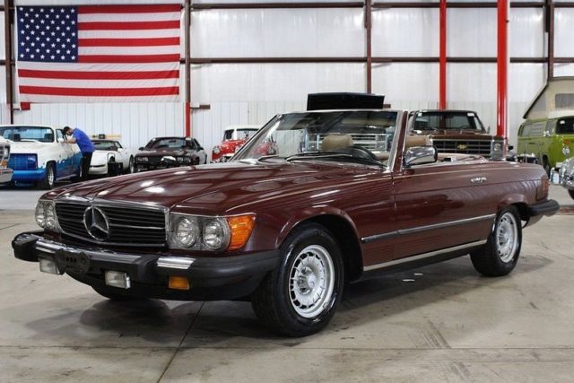1984 Mercedes-Benz 380SL 119608 Miles Orient Red Convertible 3.8L V8 Automatic 1984 Mercedes-Benz SL-Class --