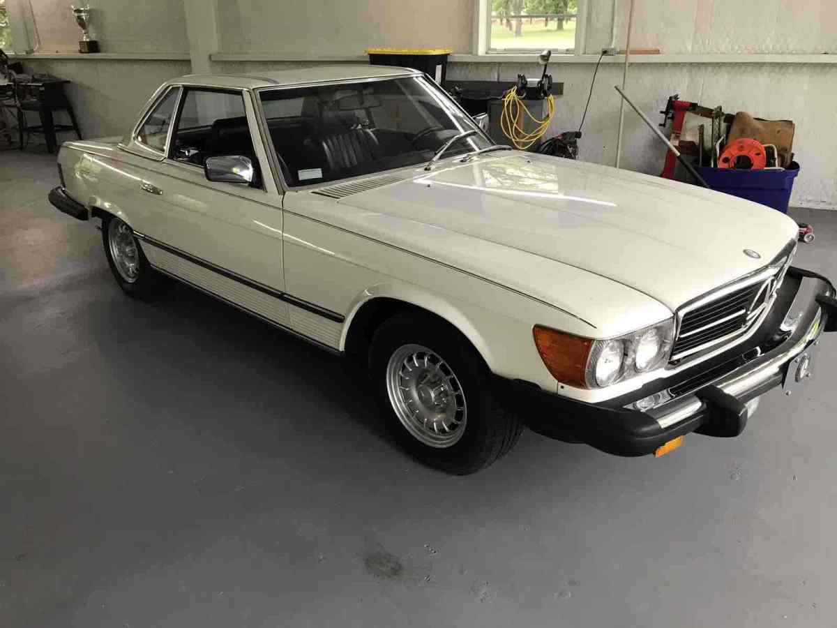 1984 Mercedes-Benz 380SL Convertible White RWD Automatic SL 1984 Mercedes-Benz 380SL SL