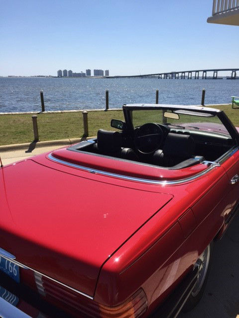 1984 Mercedes-Benz SL-Class Red and Black, Chrome Bumpers - photo 6