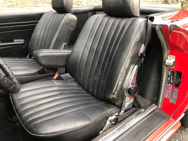 1984 Mercedes-Benz SL-Class 568 Signal Red ext. w. Black LEATHER - photo 10