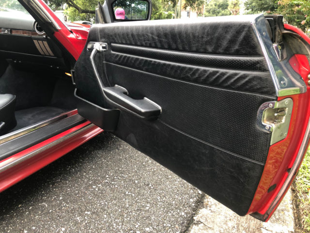 1984 Mercedes-Benz SL-Class 568 Signal Red ext. w. Black LEATHER - photo 12