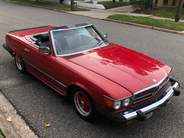 1984 Mercedes-Benz SL-Class 568 Signal Red ext. w. Black LEATHER - photo 6