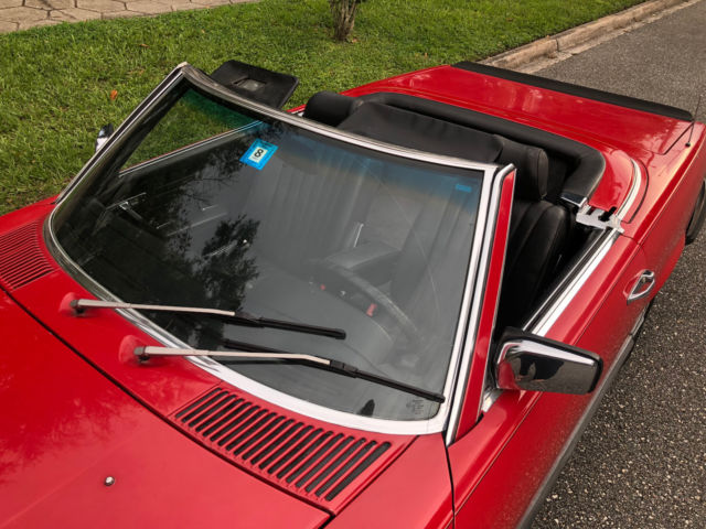 1984 Mercedes-Benz SL-Class 568 Signal Red ext. w. Black LEATHER - photo 8