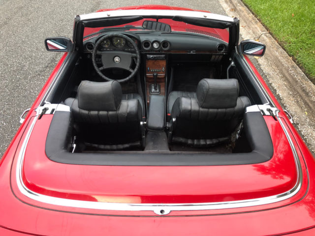 1984 Mercedes-Benz SL-Class 568 Signal Red ext. w. Black LEATHER - photo 9