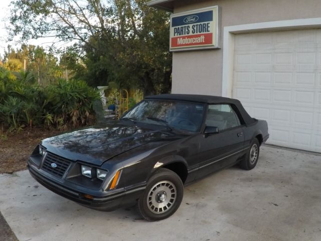 1984 Mustang convertible 26K miles all original rust free 1984 Ford Mustang LX
