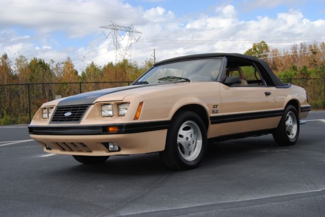1984 Mustang GT Convertible - 1 of 42 produced 1984 Ford Mustang GT