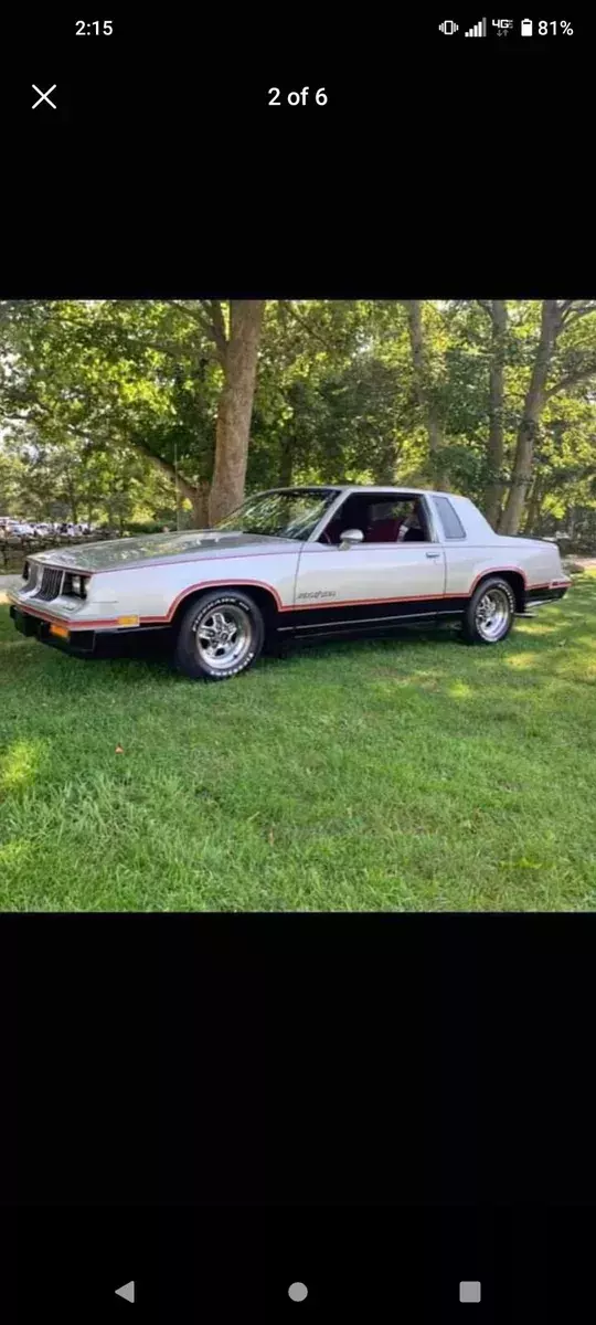 1984 Oldsmobile Cutlass Coupe Grey 1984 Oldsmobile Cutlass