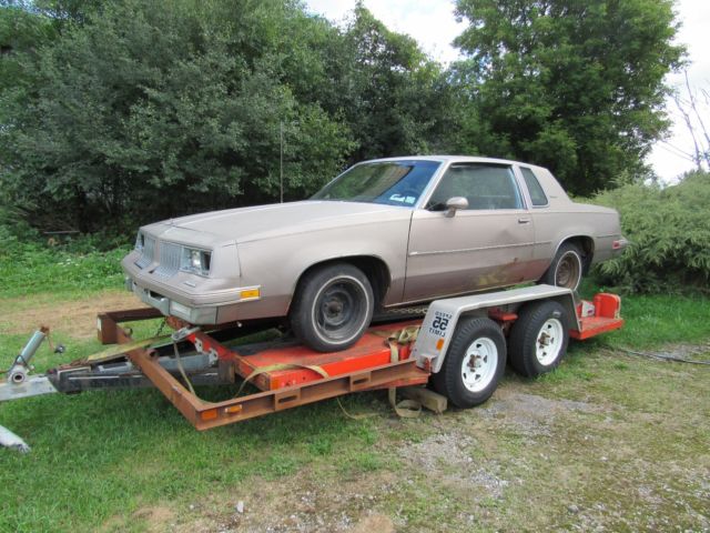 1984 oldsmobile cutlass G body project car 54k original mile includes 350 rocket 1984 Oldsmobile Cutlass