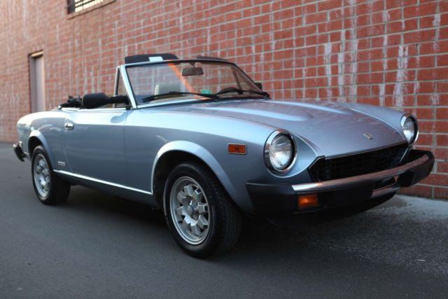 1984 Pininfarina Azzurra “Fiat 124 Spider” only 5kmiles, Collector Quality !!! 1984 Fiat 124 Spider