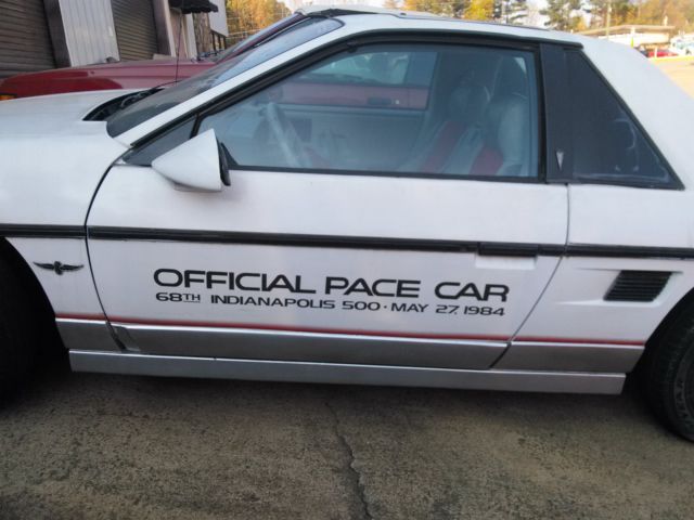 1984 Pontiac Fiero Indy 500 Official Pace Car 1984 Pontiac Fiero Indy